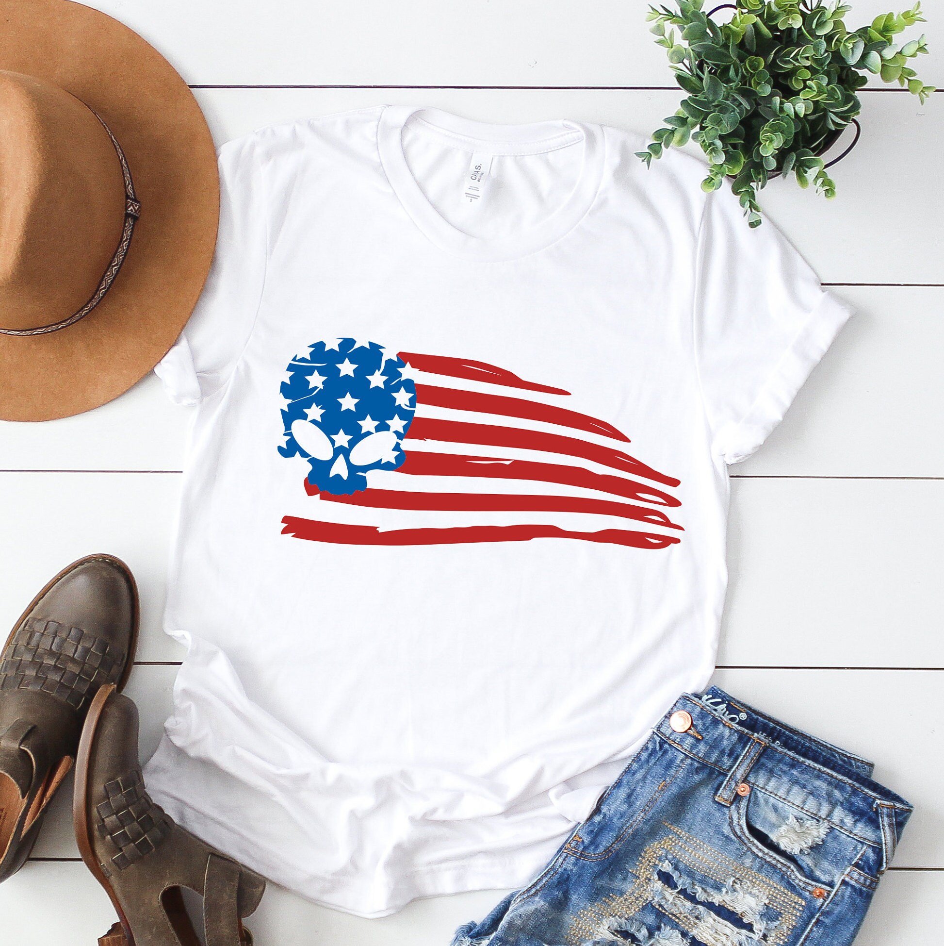 Download Distressed american flag svg Skull svg svg for boy Svg for | Etsy