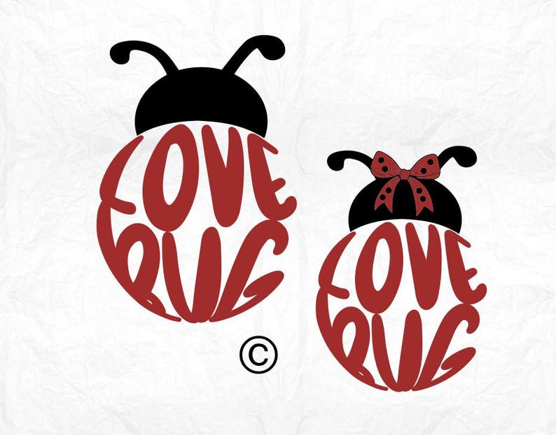 Download Valentine svg love bug svg ladybug svg lady bug svg | Etsy