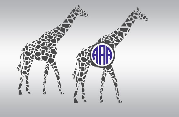 Download Giraffe Svg Mandala Svg Giraffe Clipart Safari Svg Zoo Etsy