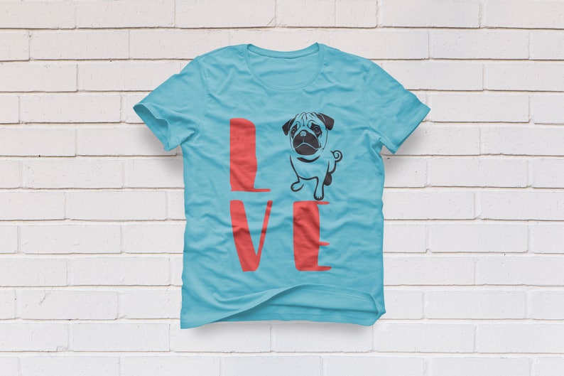 Download Pug svg dog mom svg pug dog svg dog svg pug clipart pug | Etsy