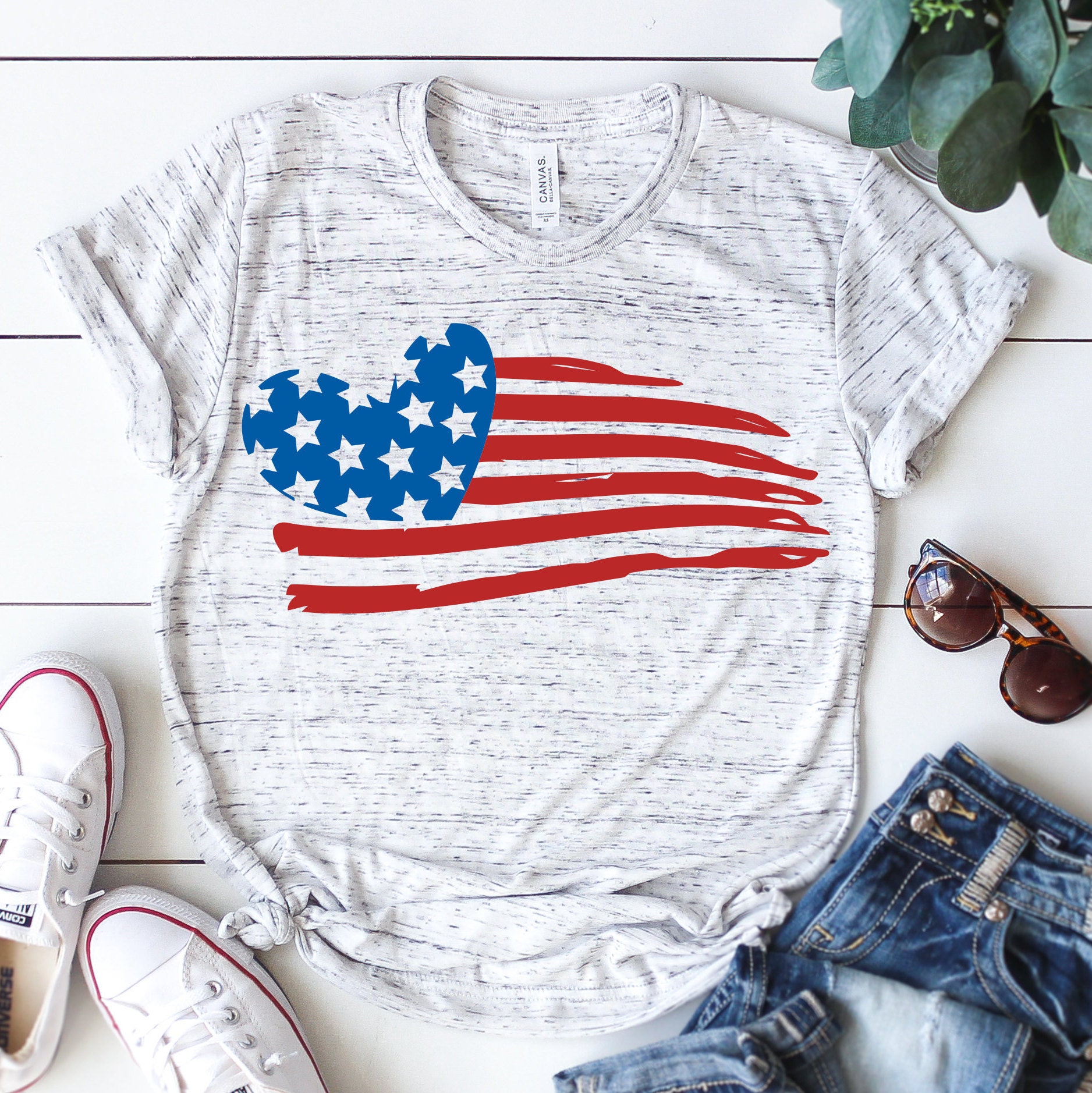 Download Distressed american flag svg Heart svg 4th of july svg ...