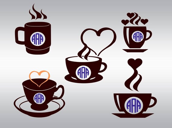Download Coffee mug monogram svg Woman svg Coffee svg First coffee ...