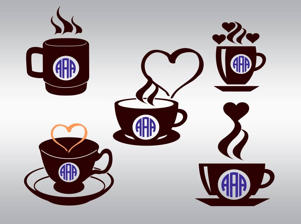 Download Coffee mug monogram svg Woman svg Coffee svg First coffee ...