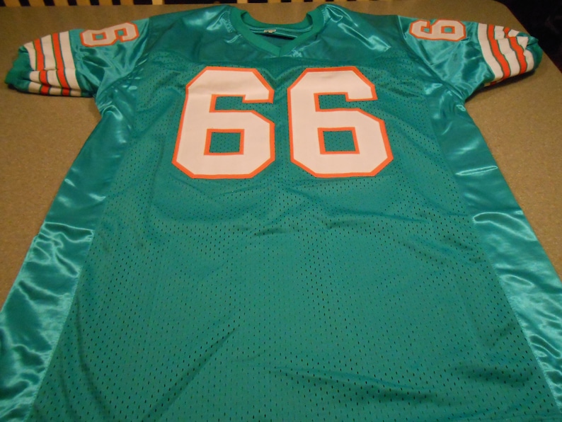 LARRY LITTLE SIGNED miami dolphins custom pro-style jerseyaaa