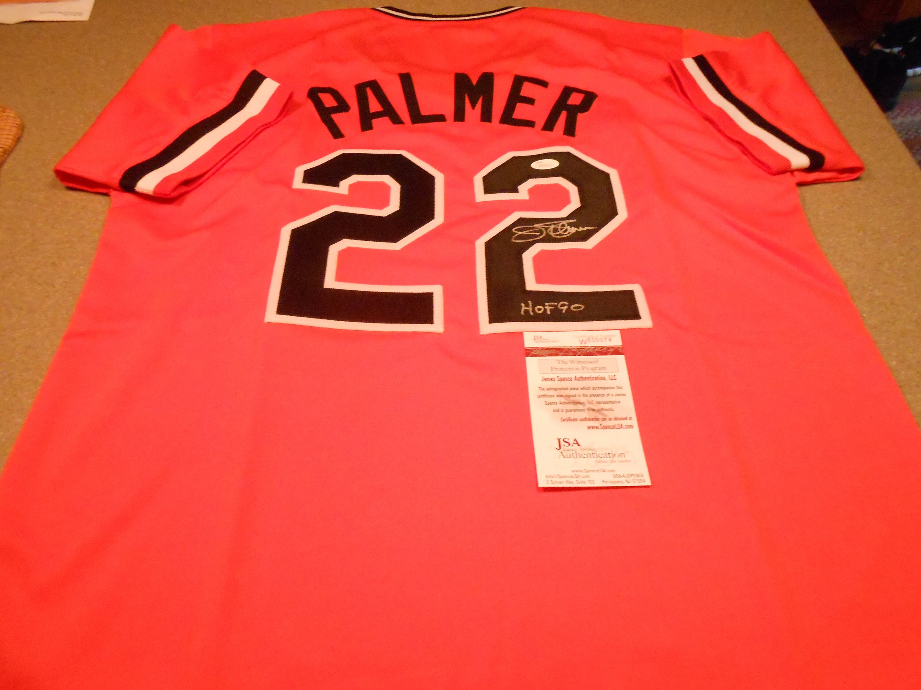 jim palmer jersey