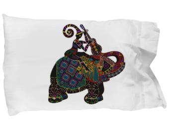 Elephant Pillow Case, Elephant Pillow Case Toddler, Pillow Cases Decorative Elephant, Standard Elephant Pillow Cases, Pillow Cases Standard