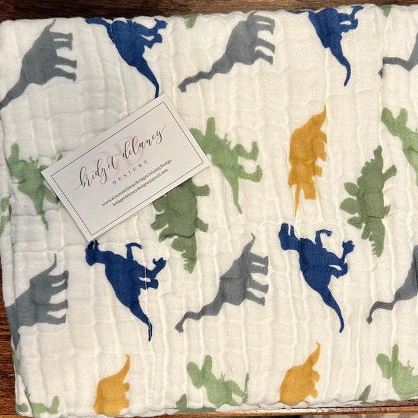 Dinosaur Quilt Etsy