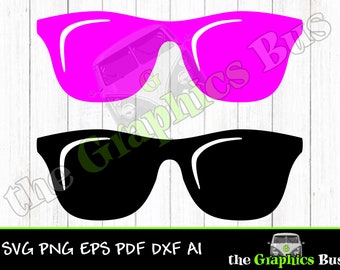 RayBan Sunglasses SVG for Commercial use, Ray Ban summertime sunglasses, Beach fun sun pdf eps, ai Clipart Vector Shirt Cricut or Silhouette