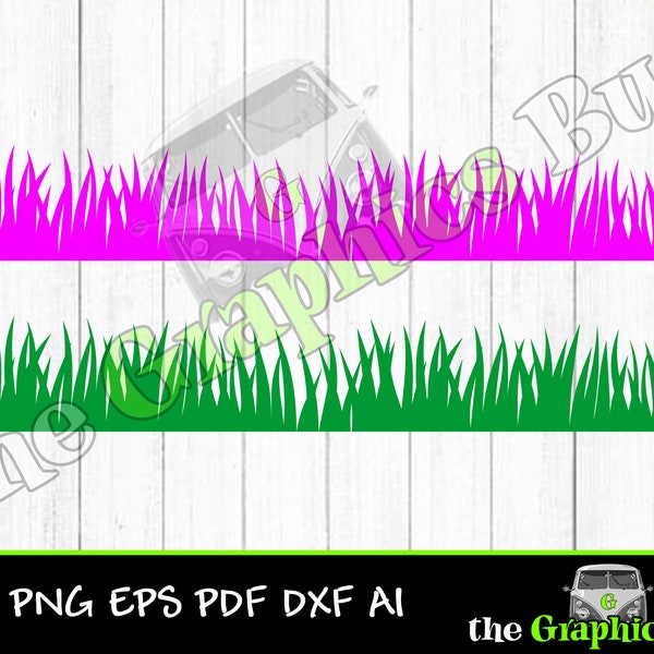 Grass seamless repeating pattern 12" SVG PNG EPS Vector grass clipart dxf.  Green yard, landscape shirt pdf Cricut Grass file vinyl graphics