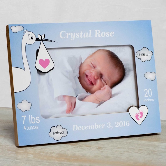 Personalized Baby Picture Frame Baby Girl Picture Frame New Etsy