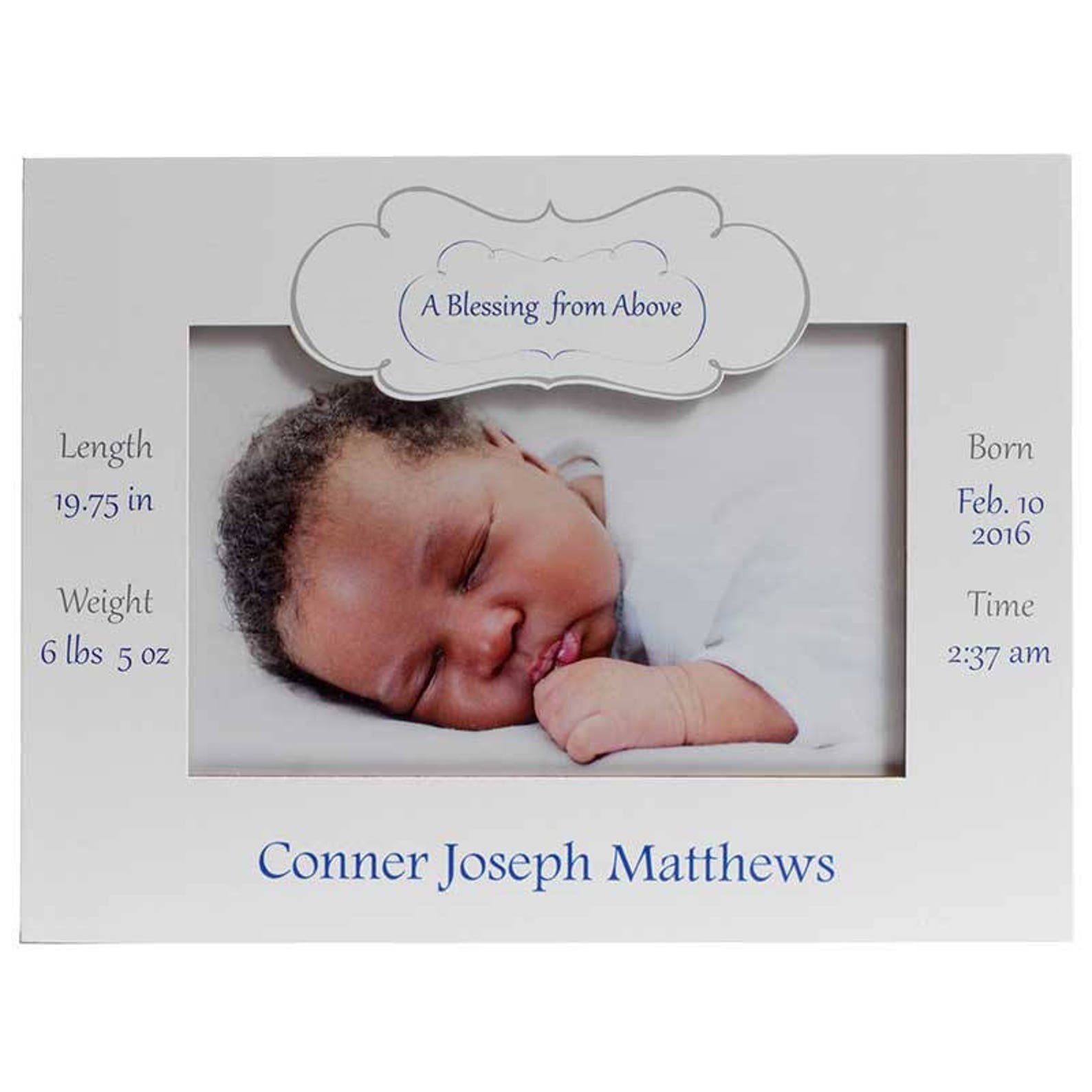 Personalized Baby Picture Frame Baby Boy Picture Frame New Etsy