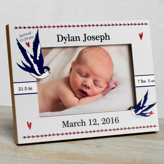 Personalized Baby Picture Frame Baby Boy Picture Frame New Etsy
