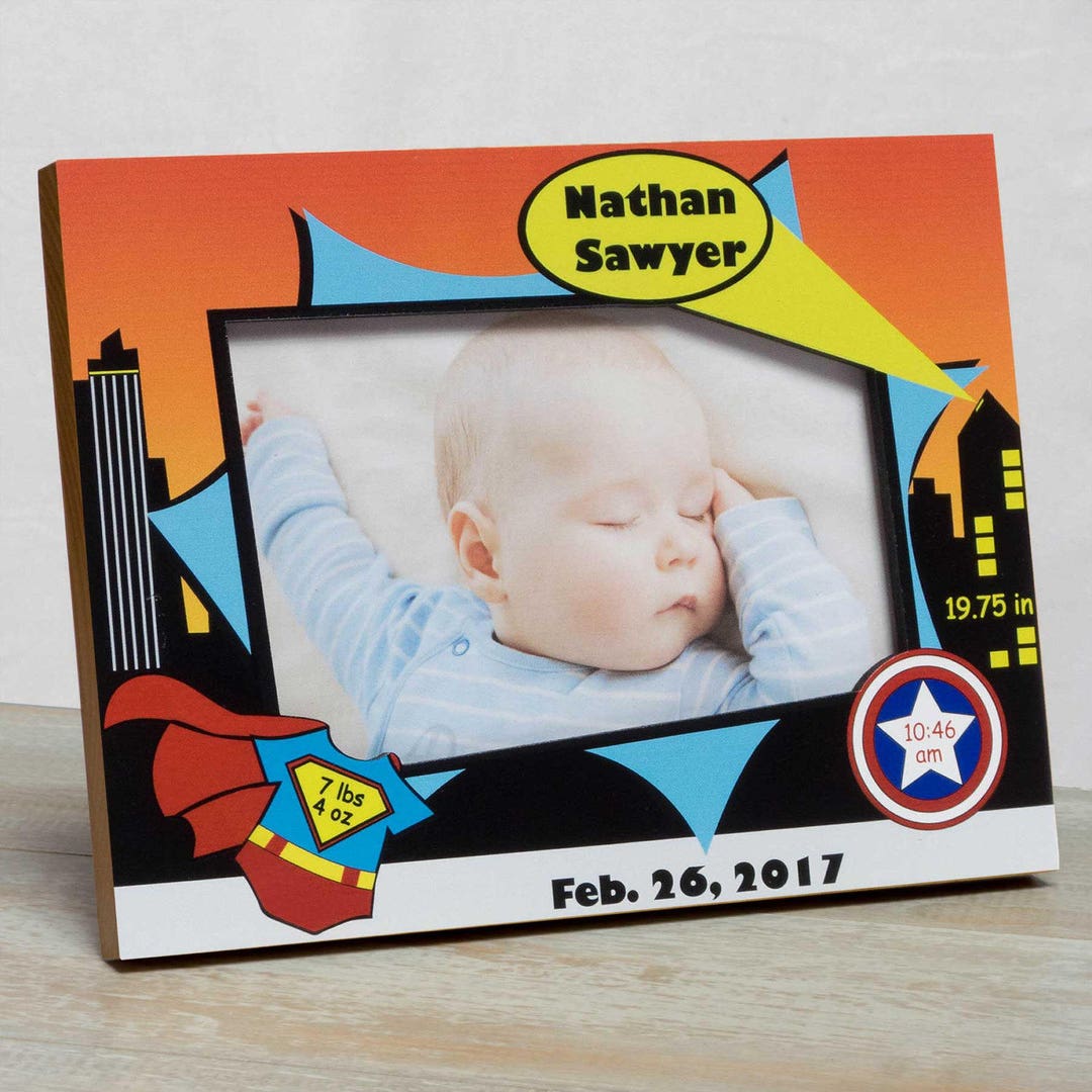 Personalized Baby Picture Frame Baby Boy Picture Frame New Etsy