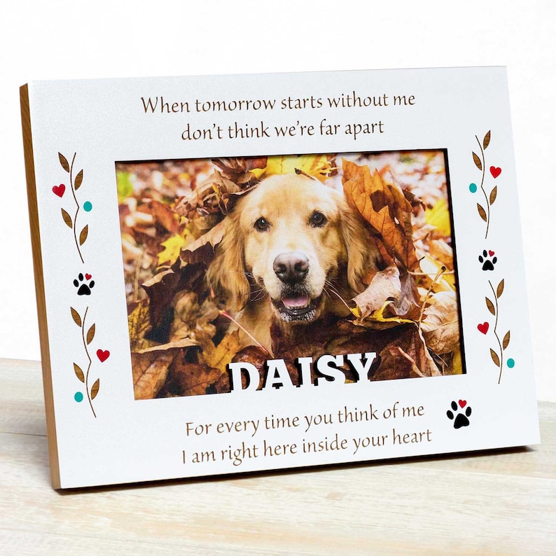 Cadre photo pour chien, cadre personnalisé pour chien, cadre