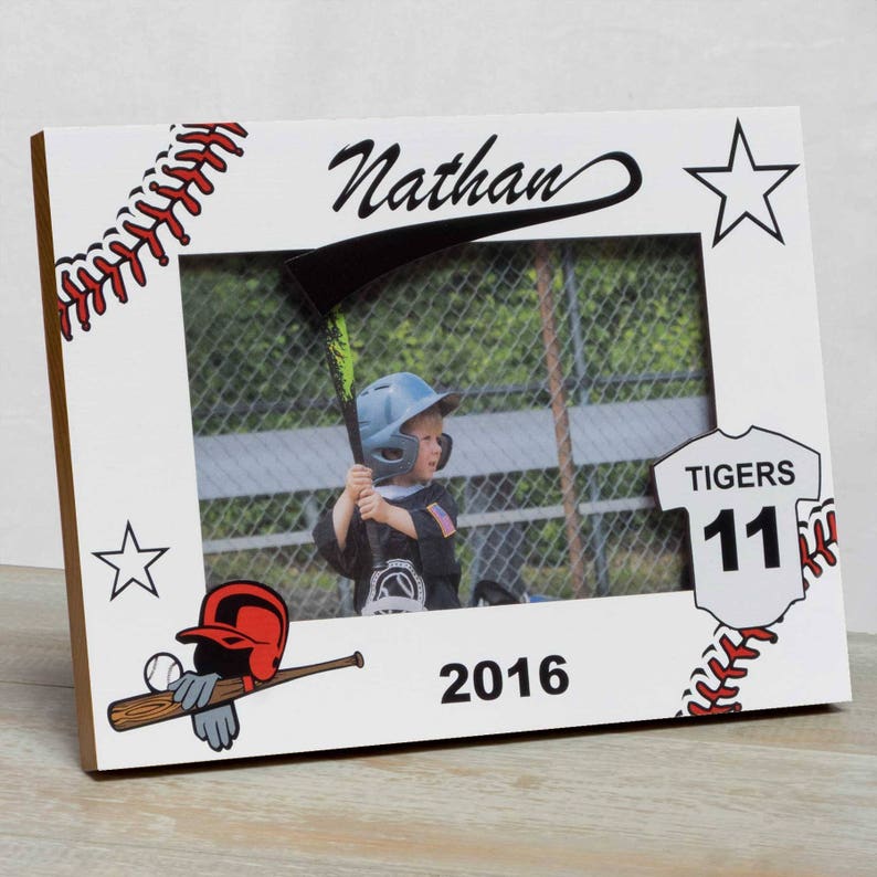 Baseball Picture Frame Sports Picture Frame Kids Baseball Frame Personalized Baseball Picture Frame Kids Sports Picture Frame Baseball