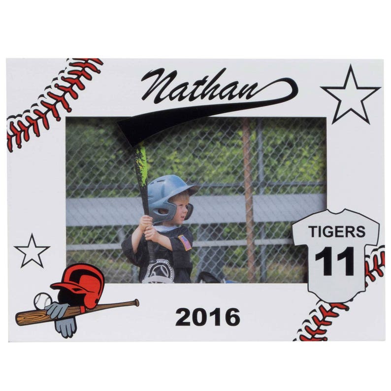 Baseball Picture Frame Sports Picture Frame Kids Baseball Frame Personalized Baseball Picture Frame Kids Sports Picture Frame Baseball