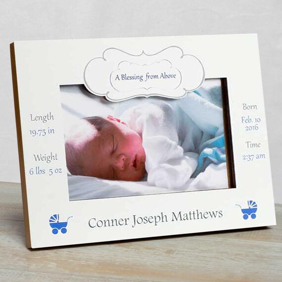 Personalized Baby Picture Frame Baby Boy Picture Frame New Etsy
