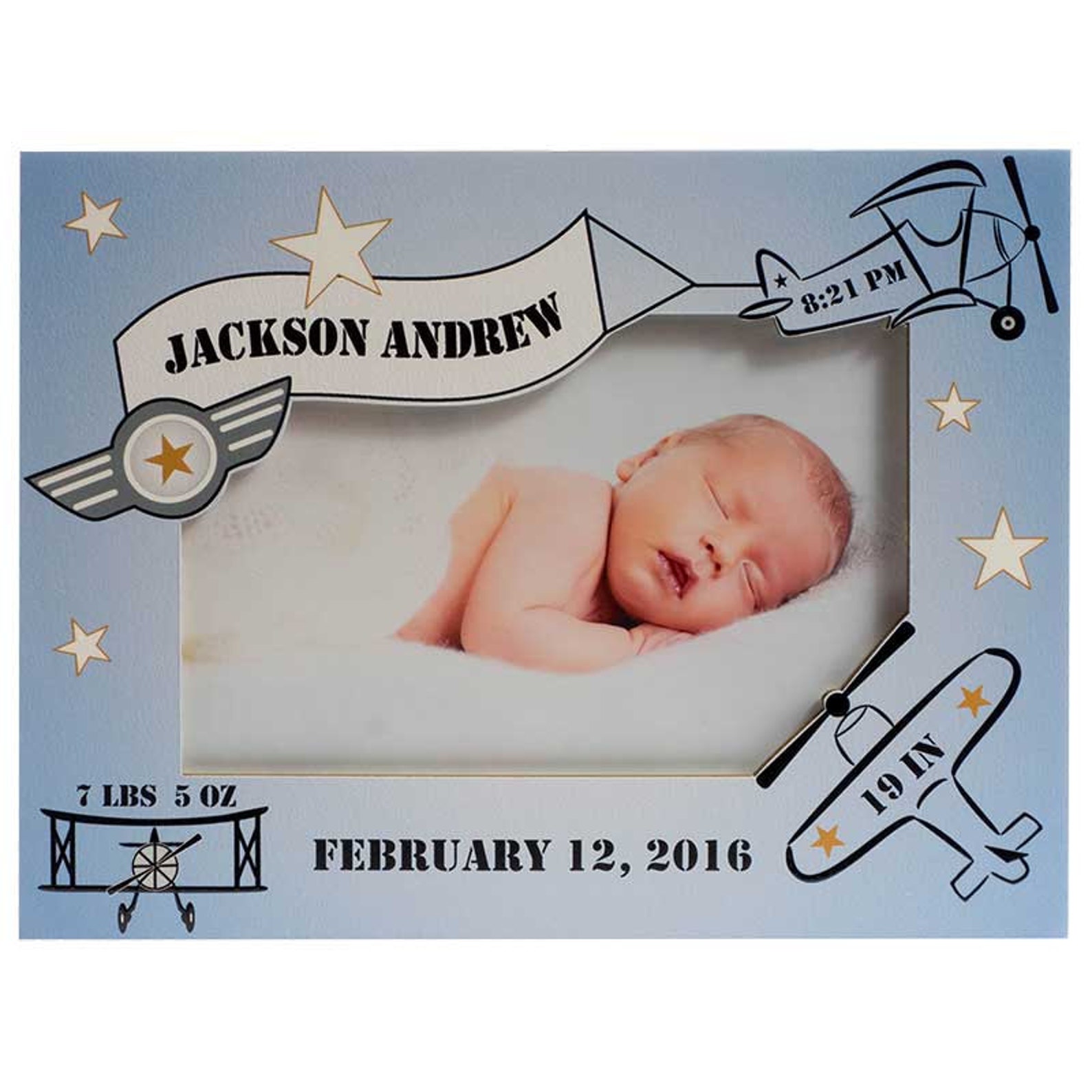 Personalized Baby Picture Frame Baby Frame For Boys Baby Boy Etsy