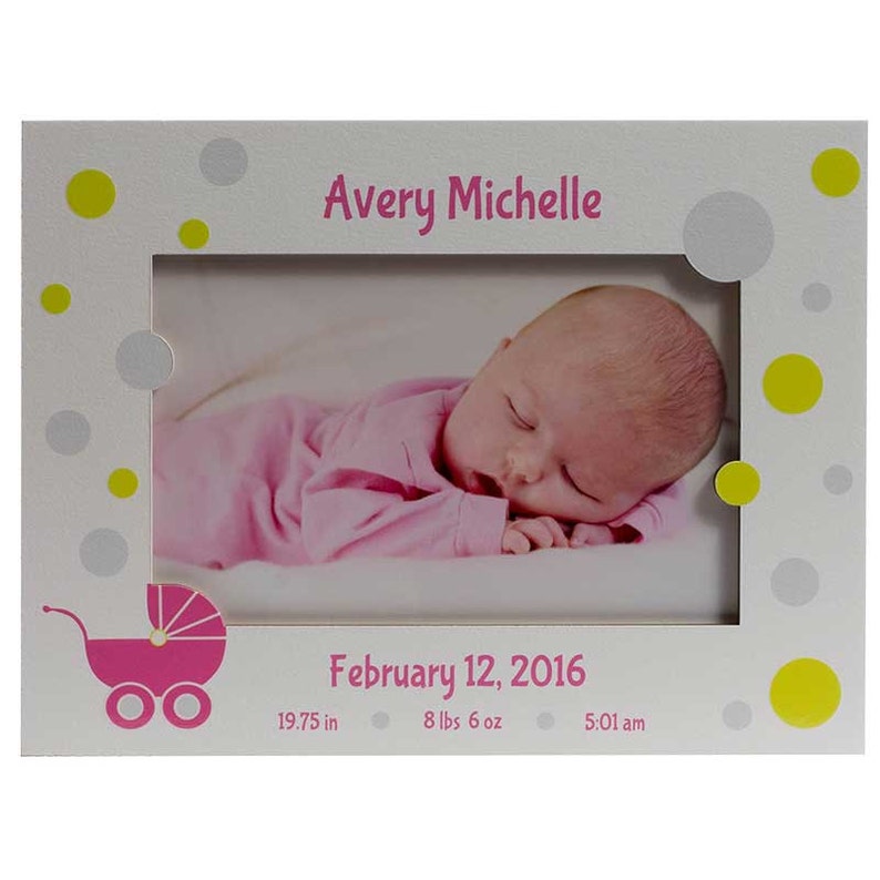 Personalized Baby Picture Frame, Baby Girl Picture Frame, New Baby Girl Frame, Baby Girl Frame, Girl Baby Frame, Picture Frame Baby Girl, image 4