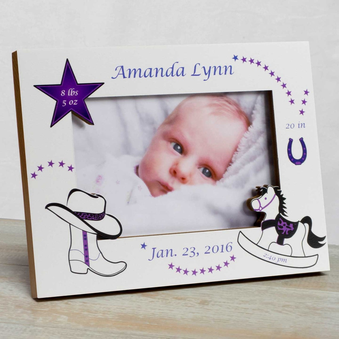 Personalized Baby Picture Frame Baby Girl Picture Frame New Etsy