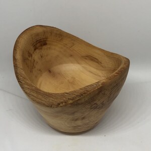 Handmade Ash Live-Edge Bowl