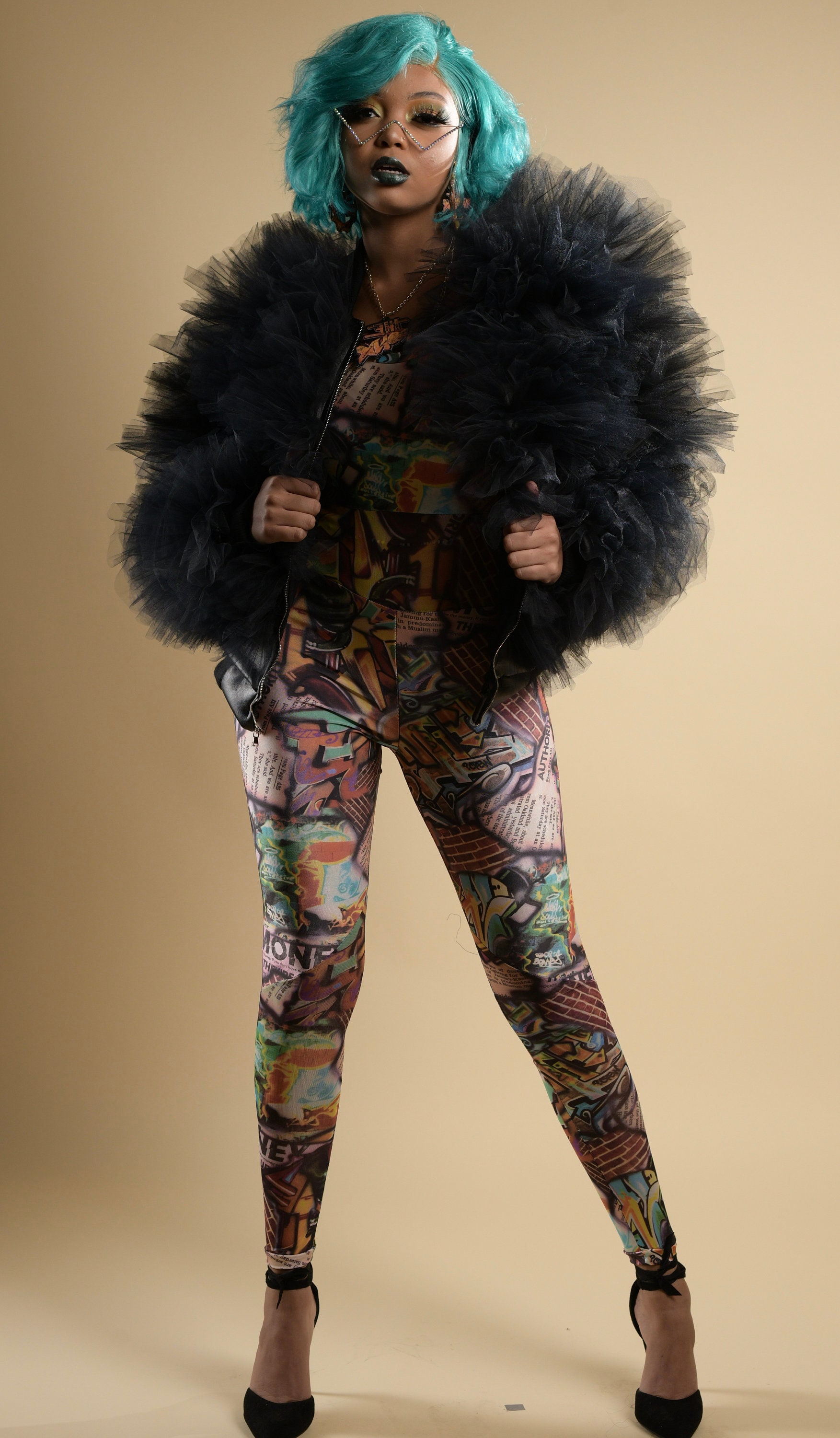 Fluffy Bomber Jacket Etsy