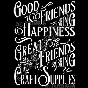 SVG-bestand, SVG-vrienden, goede vrienden brengen geluk, grote vrienden brengen Craft-Supplies - Cricut bestand. commerciële bestand