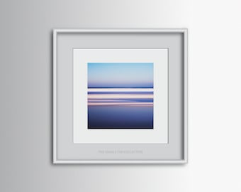 Abstract Seascape Photography: Cornwall Beach Art Print