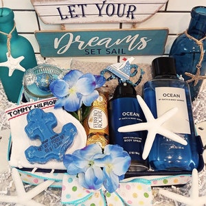 Vatertag Herren Dad Bad & Body Works Ocean Face Body Wash Deodorant Spa Kerze Hilfiger Socken Ferrero Rocher Schokolade Geschenkkorb