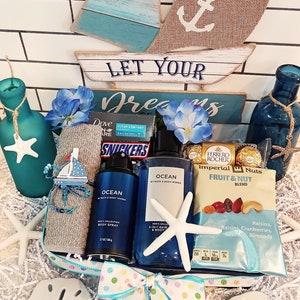 Valentinstag Herren Bad & Body Works Ocean Hair Face Body Wash Deodorant Spa Mix Nuts Ferrero Rocher Schokolade Geschenkkorb
