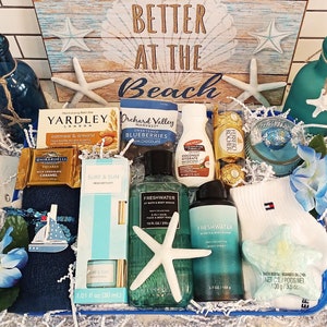 Herren Freund Geburtstag Schulabschluss Bad & Body Works Süßwasser Body Wash Deodorant Hilfiger Socken Kerze Ferrero Schokolade Geschenkkorb