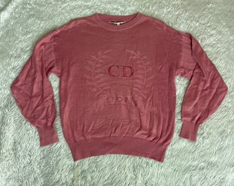 pink christian dior hoodie