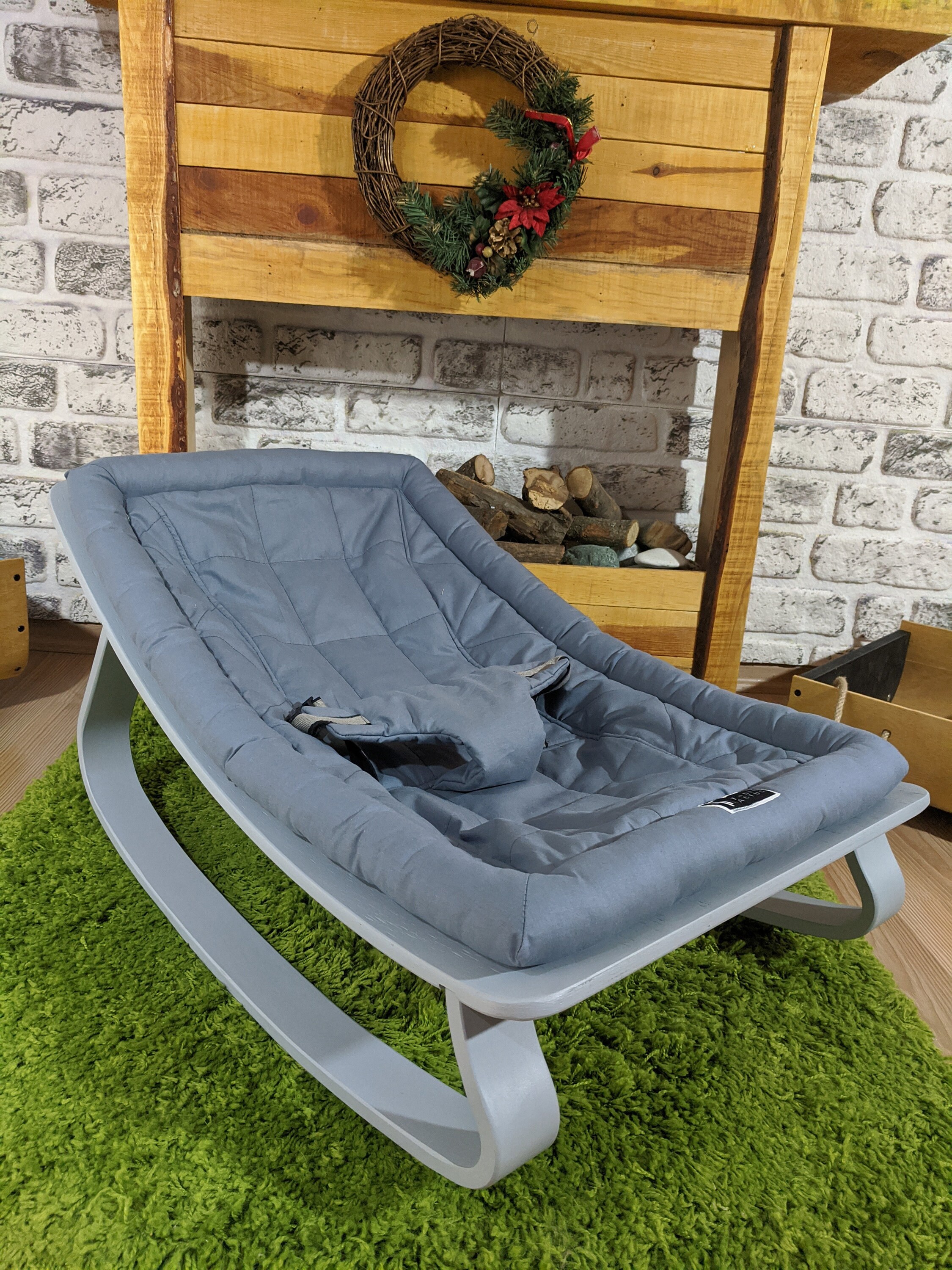 Baby Rocker Baby Bouncer Baby Rocking Chair Wooden Handmade Etsy