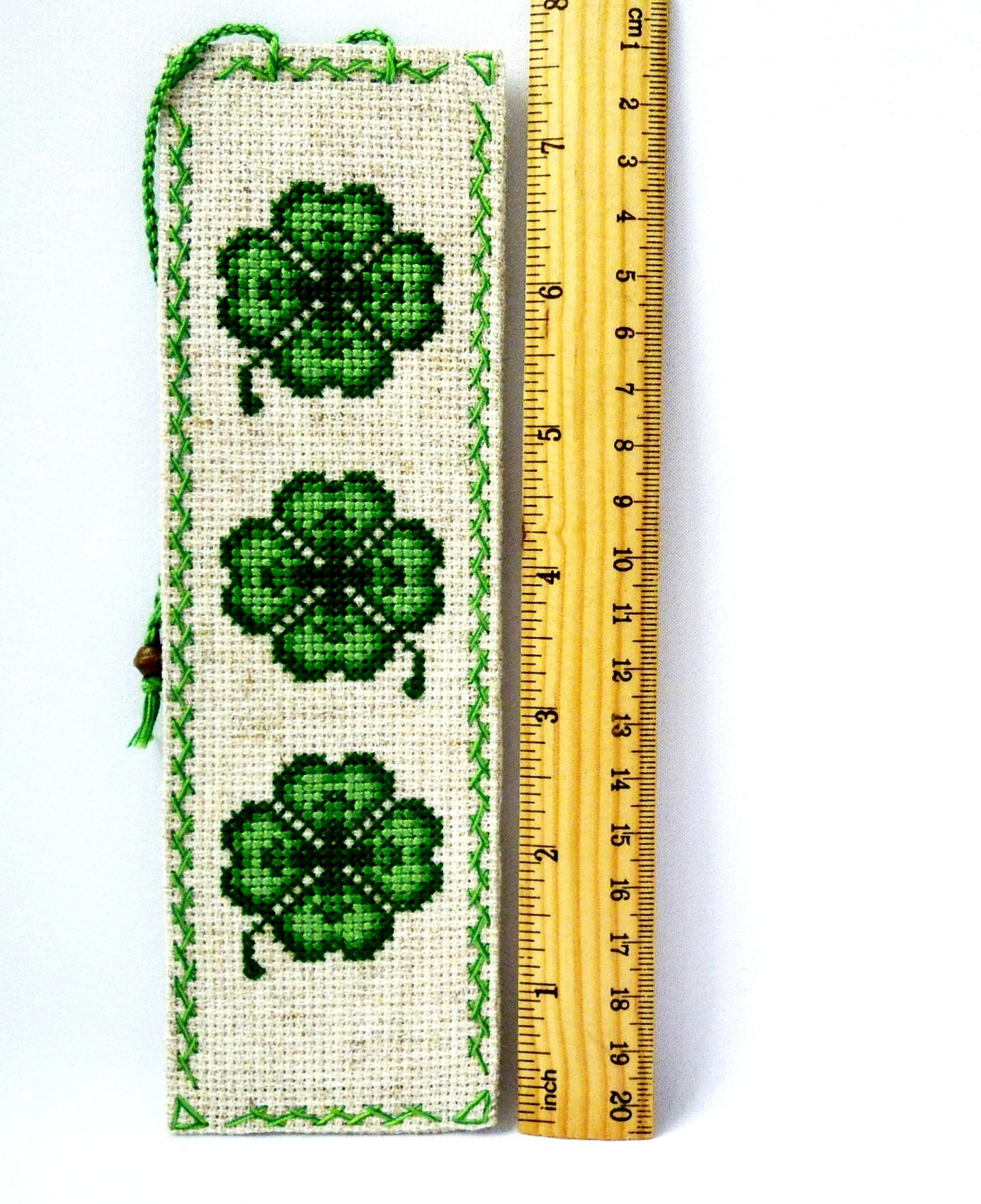 Finished Embroidered Bookmark Irish Embroidery Gift for | Etsy