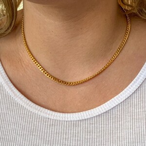 Chunky Chain, Cuban Link Necklace, Curb Chain Necklace, Layering Necklaces, Gifts for Her