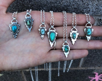 Turquoise pendant | Etsy
