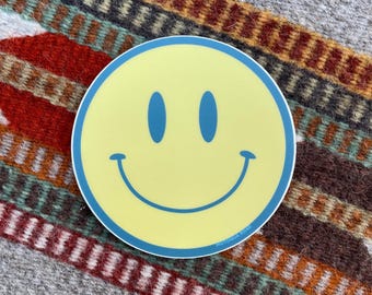 Pegatinas de caritas sonrientes • Resistentes al agua • Aptas para lavavajillas • Pegatinas para portátiles • Pegatinas para botellas de agua