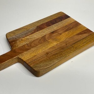 Rectangle Best Walnut Wood Cutting Boards, Natural Wooden Kitchen Prep Butcher Board, Serving Chopping Board with Handle Cooking Gift
