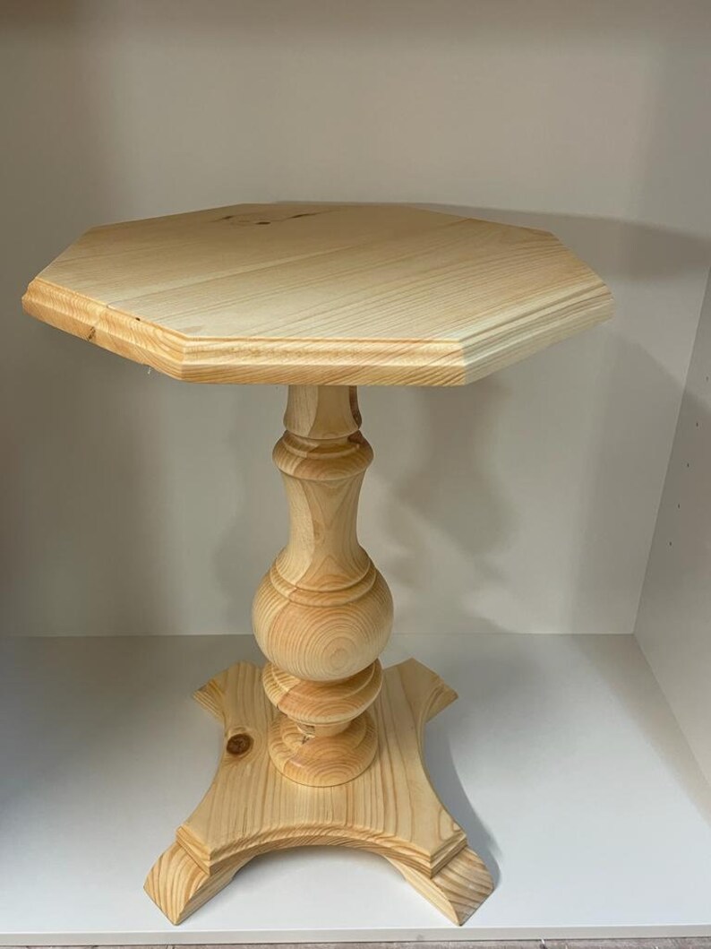 Unfinished Moroccan Pedestal Table Kit DIY Etsy