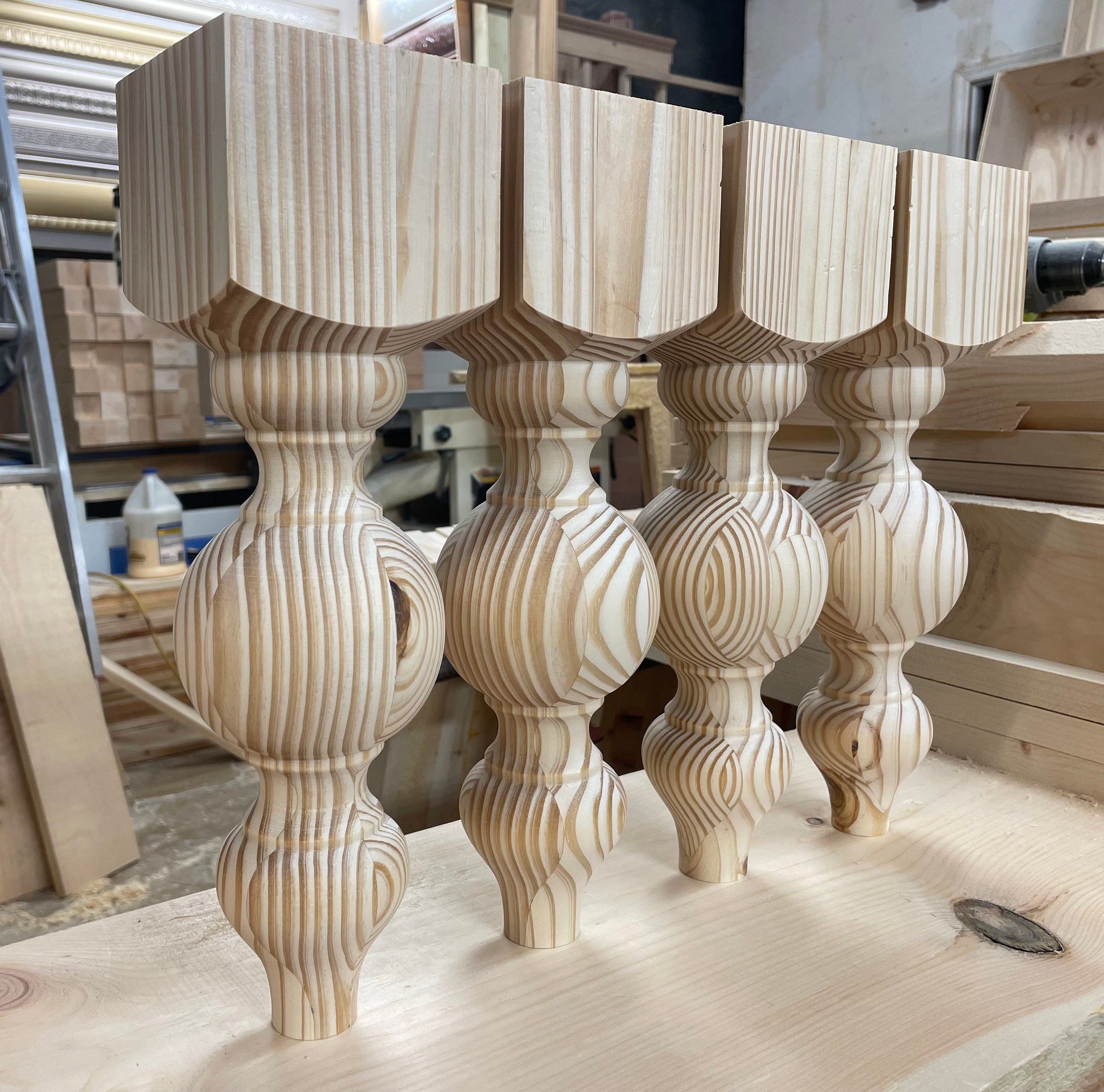 Coffee Legs Table Legs Pine or Bed Legs 14x4 Etsy