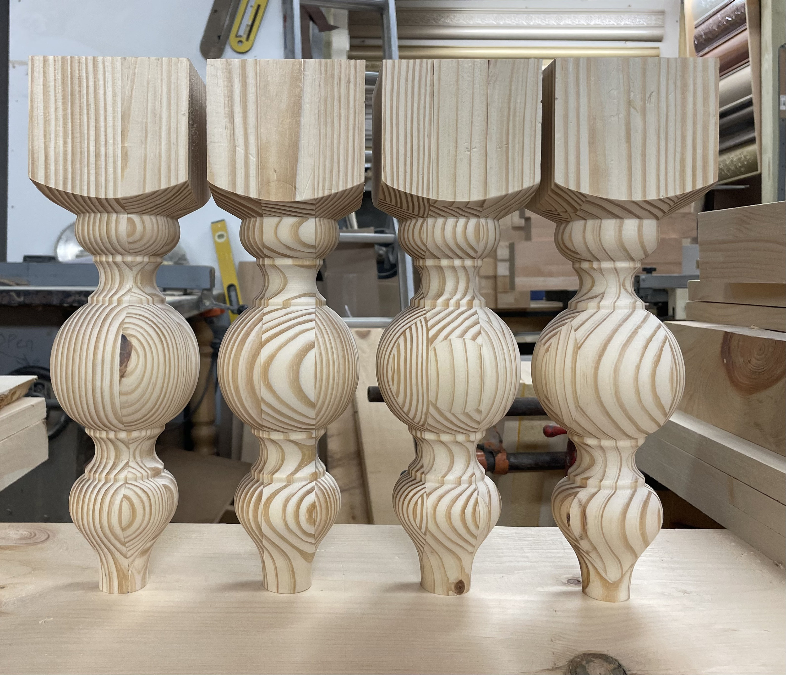 Coffee Legs Table Legs Pine or Bed Legs 14x4 Etsy