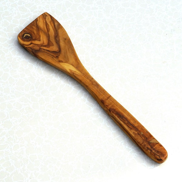 Olive Wood Spatula, Wooden Cooking Kitchen Spatula, Cooking Spoon Utensil, Handmade Olivetree Wood Spatula, Wood Cooking Spatula