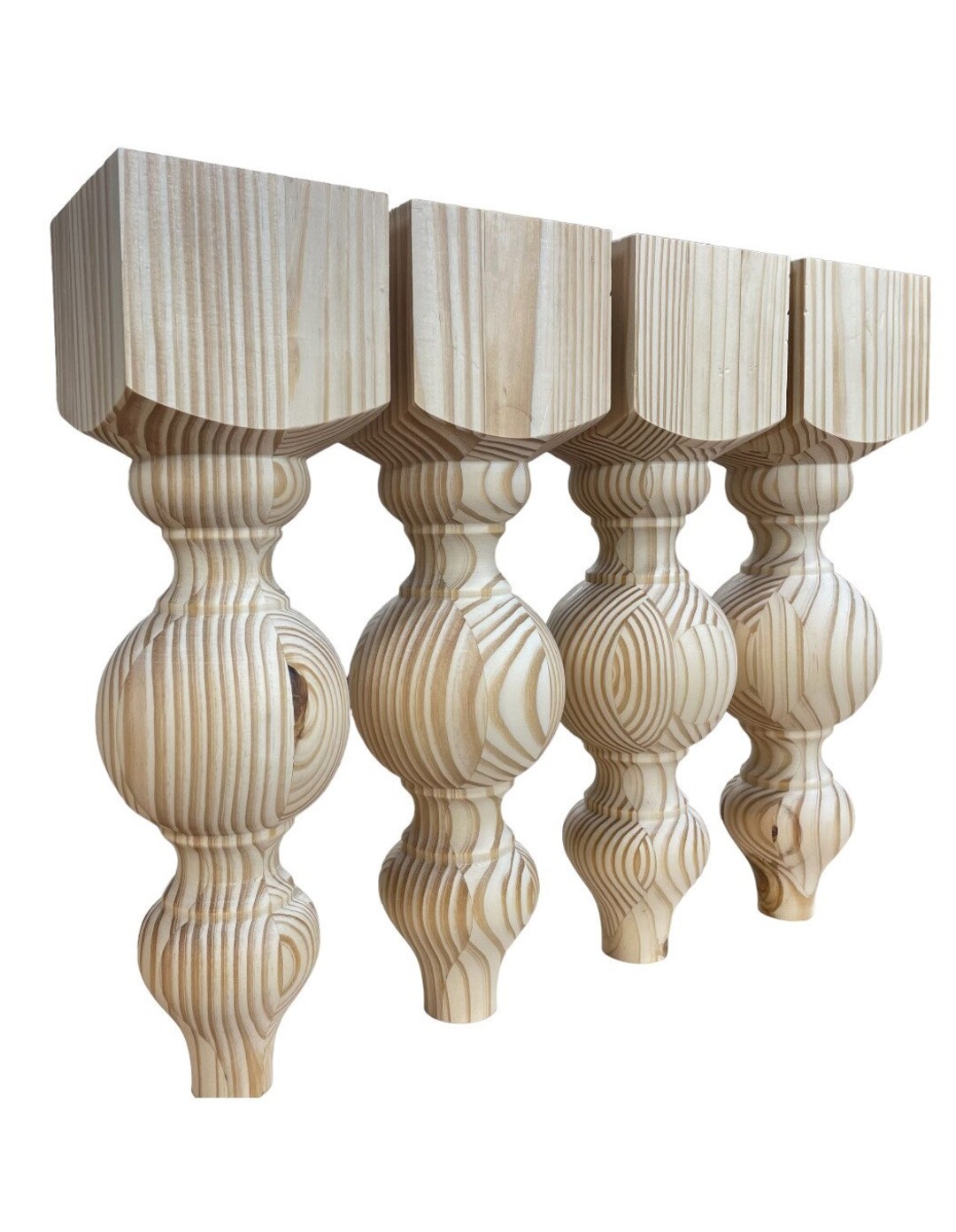 Coffee Legs Table Legs Pine or Bed Legs 14x4 Etsy