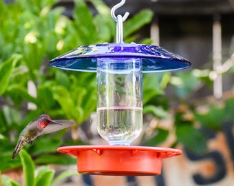 Hummingbird Feeder, Easy to Clean, Glass Bottle
