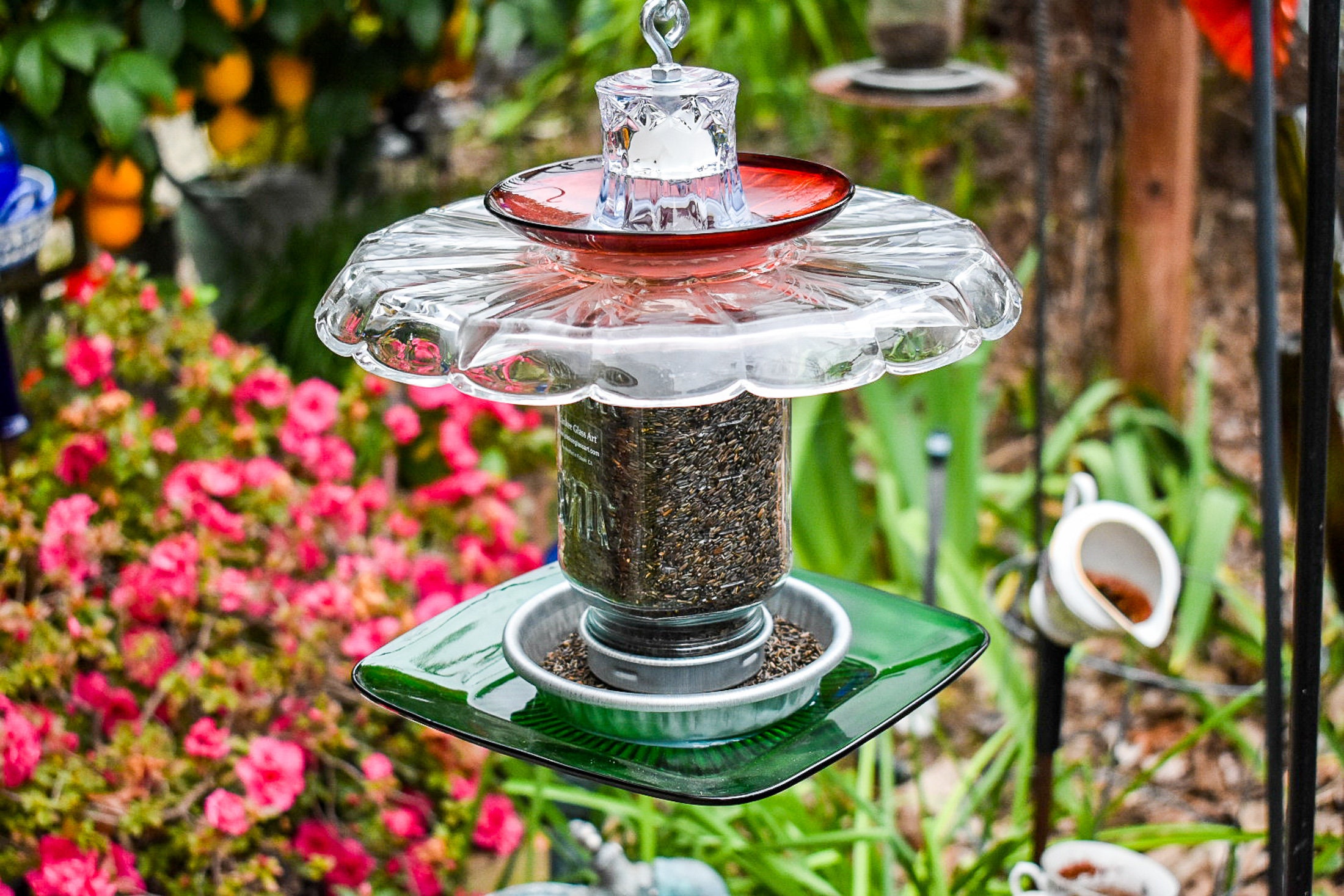 Bird Feeder Or Bird Bath Handmade Mason Jar Great Gift For Etsy