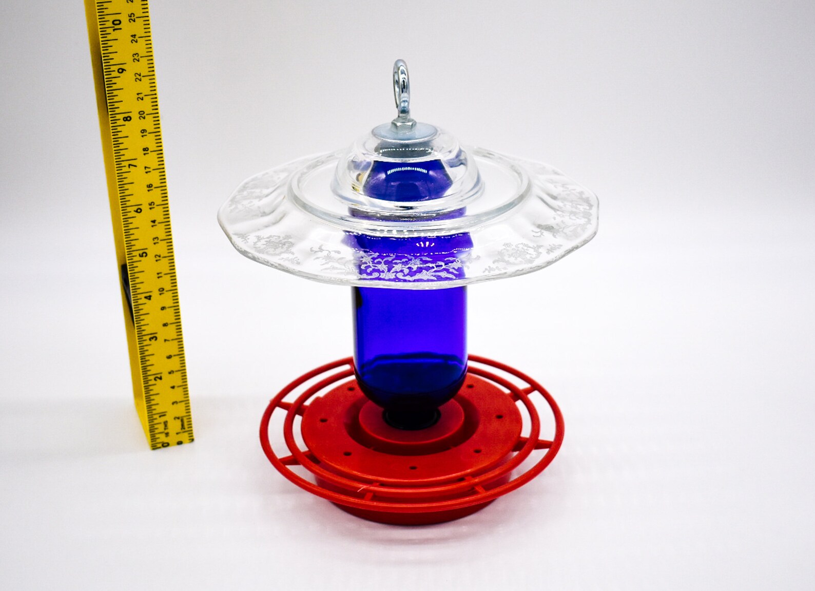 Hummingbird Feeder With No Dripbee Free Blue 8 Oz Bottle Etsy