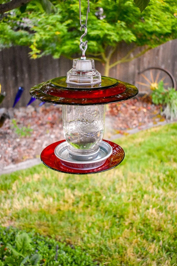 Bird Feeder Or Bird Bath Handmade Mason Jar Great Gift For Etsy