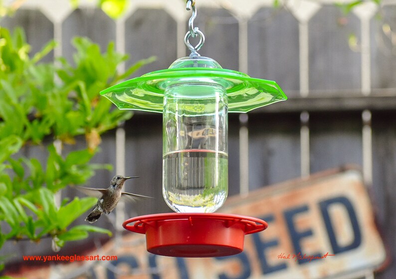 Hummingbird Feeder Bird Feeder No Drip Bee Proof Hand Etsy