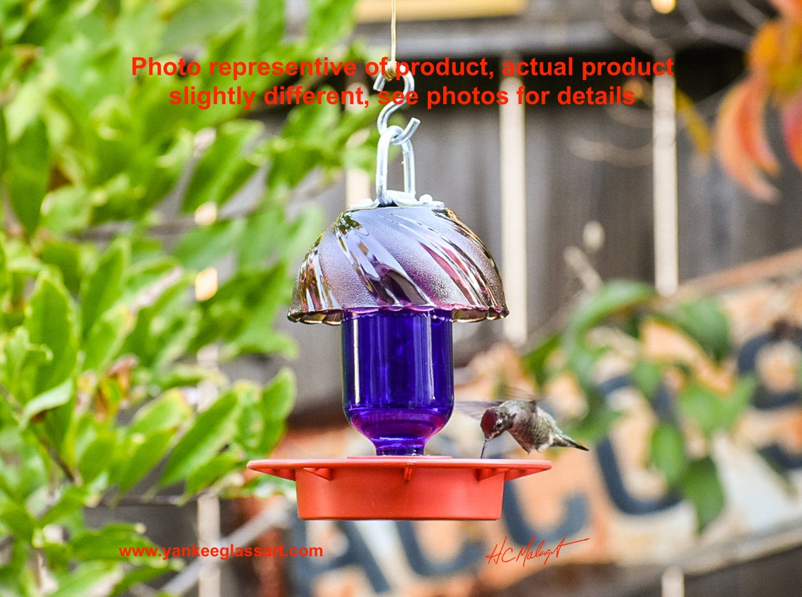 Hummingbird Feeder That is a No Drip Bee Proof Bird Feeder Etsy