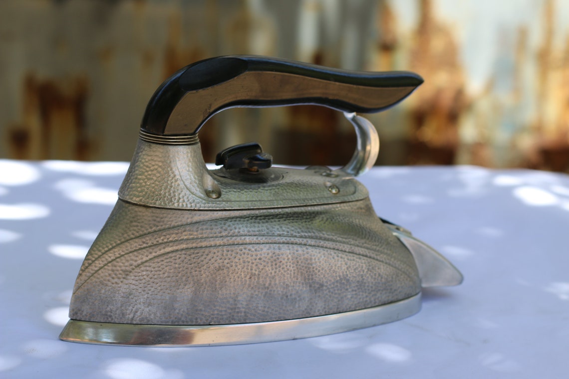 1930'40's Vintage SteamOMatic Electric Steam Iron Etsy